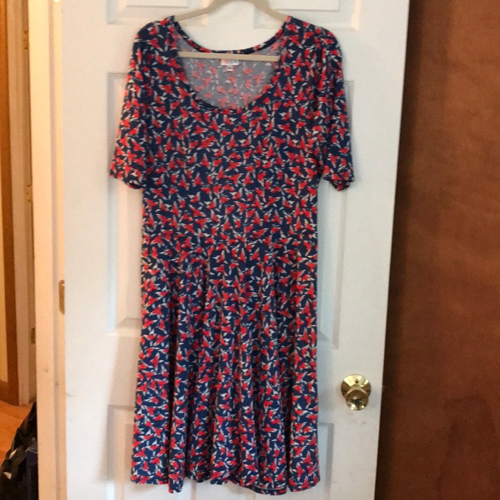 2XL lularoe bird nicole older pattern